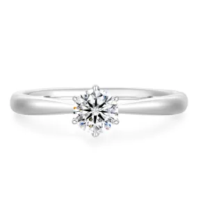 0.50/1.00 Carats VVS1 Moissanite Rings for Women 0185