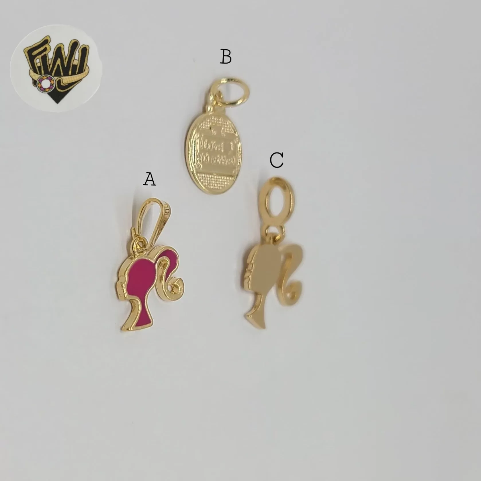 (1-2092-1) Gold Laminate -Small Pendants - BGF