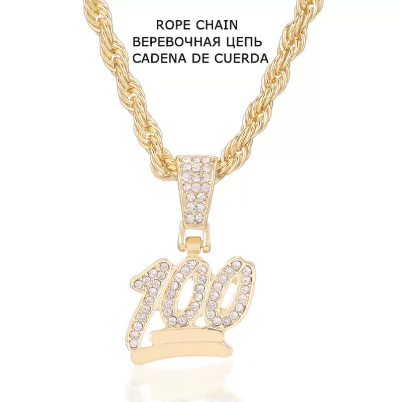 100 Iced Out Pendant