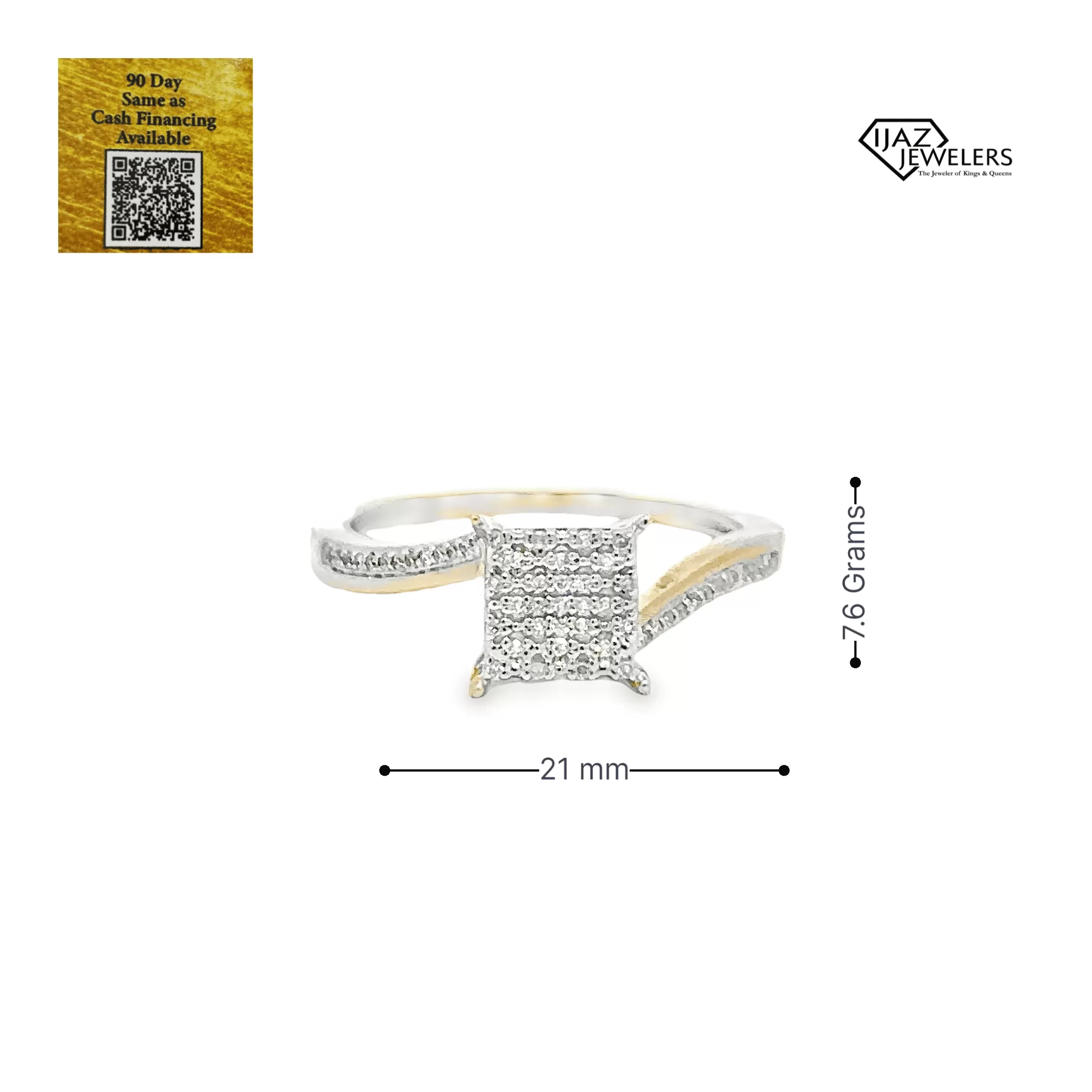 10K gold 0.10 CTW Diamond Ring