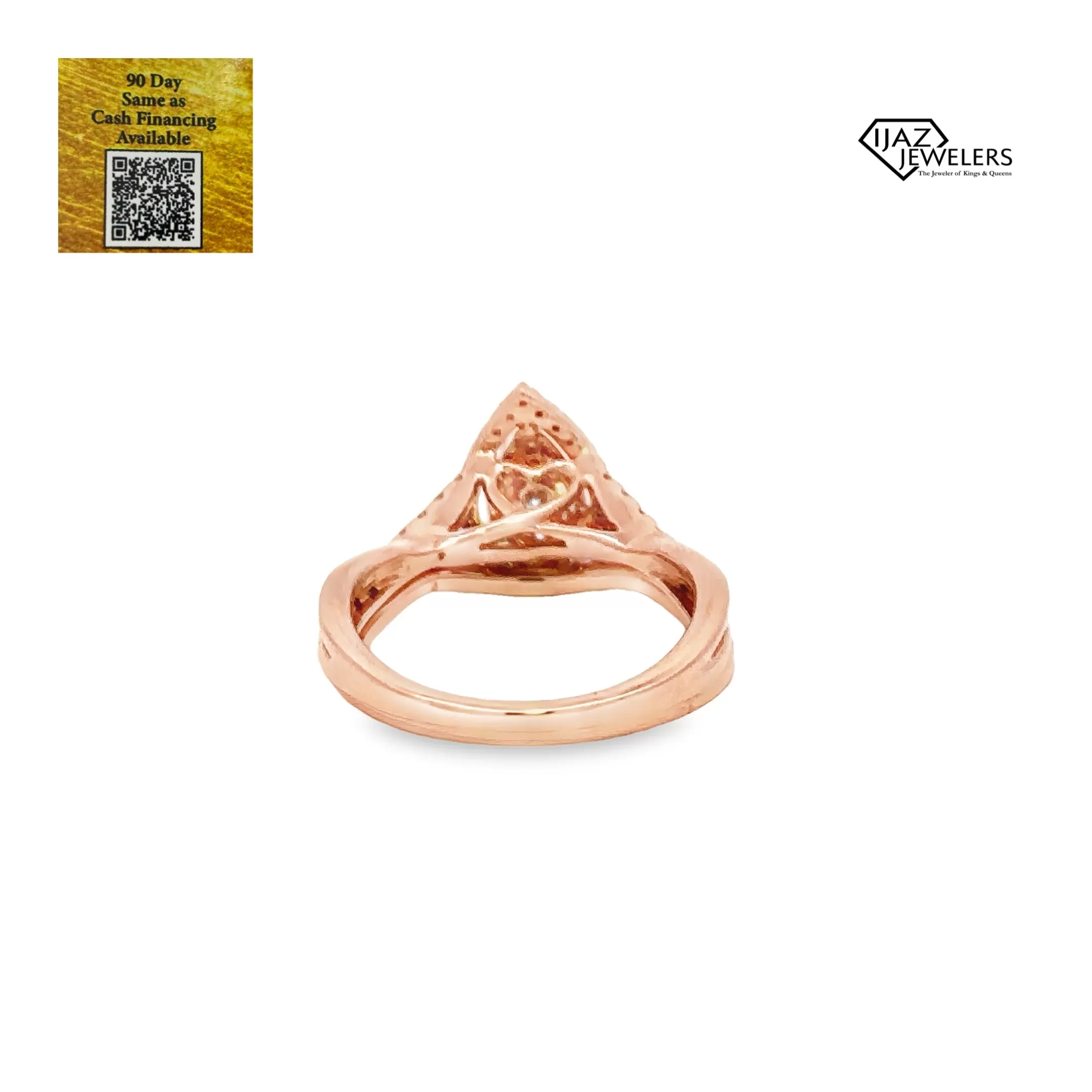 14K Rose Gold 0.66 CTW Diamond Ladies Wedding Set