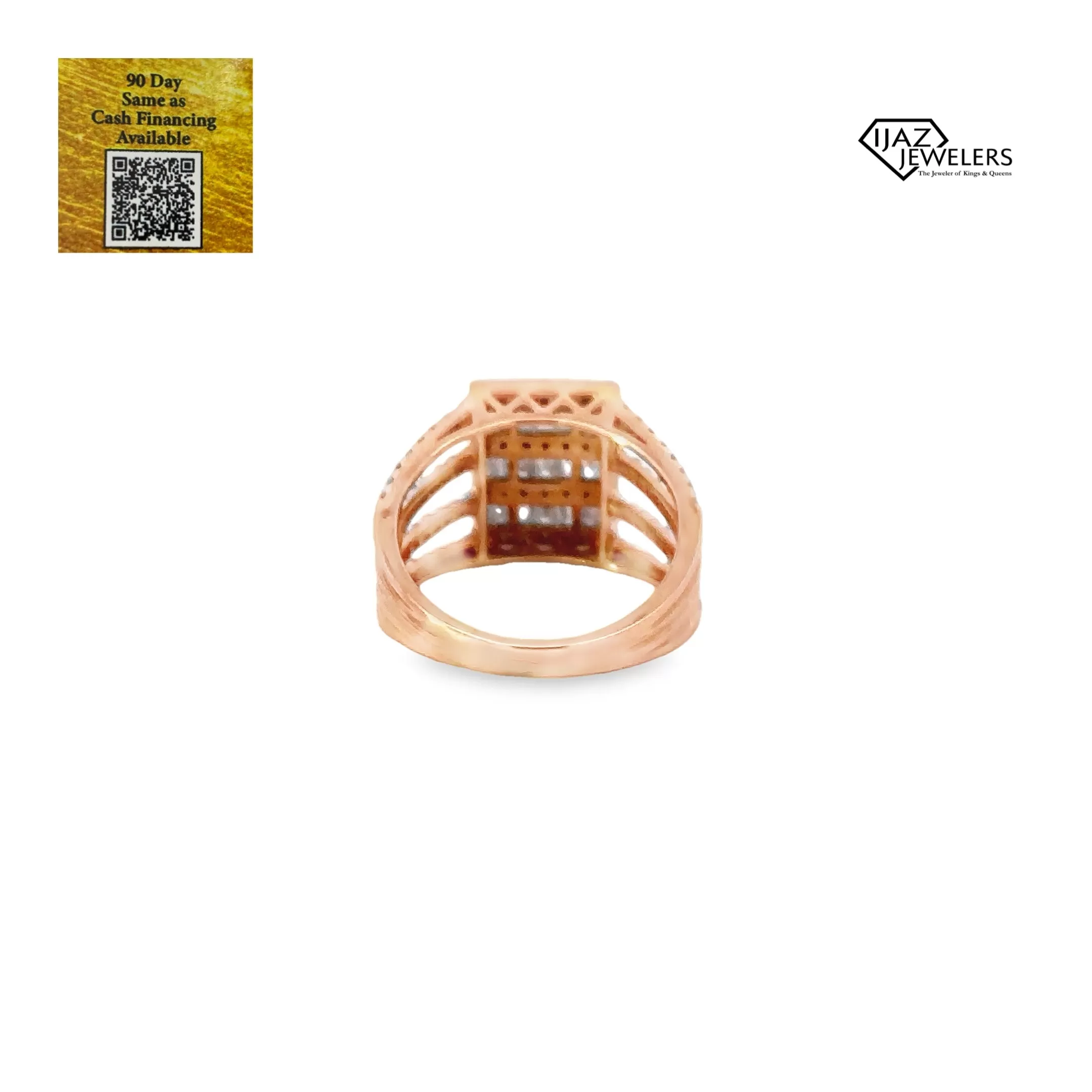 18K Rose Gold 1.38 CTW Diamond Ladies Ring