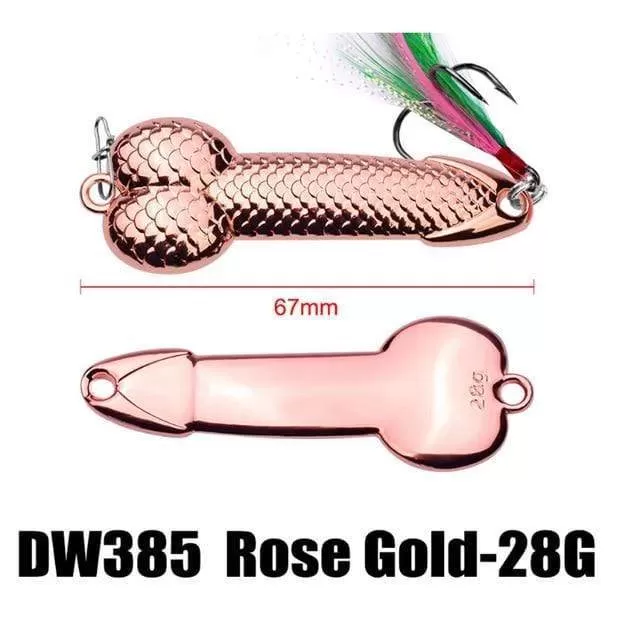 1pcs High Quality Metal Spoon Lure 3g -36g Black Rose Gold  Metal Sequins with Feather Hard Lure For Bass Pike Carp Fishing