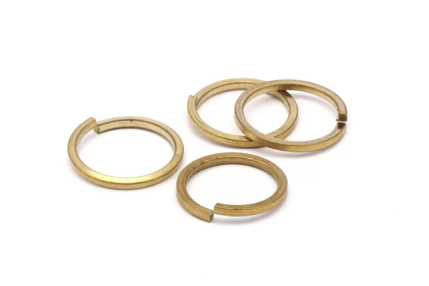 20mm Jump Rings - 12 Raw Brass Jump Rings (20x1.7mm) Y091