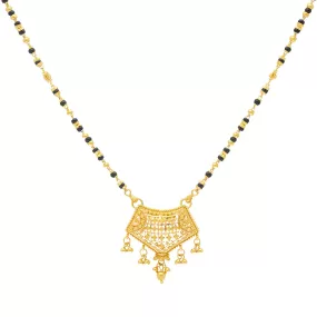 22K Yellow Gold Mangalsutra Necklace (12.7gm)