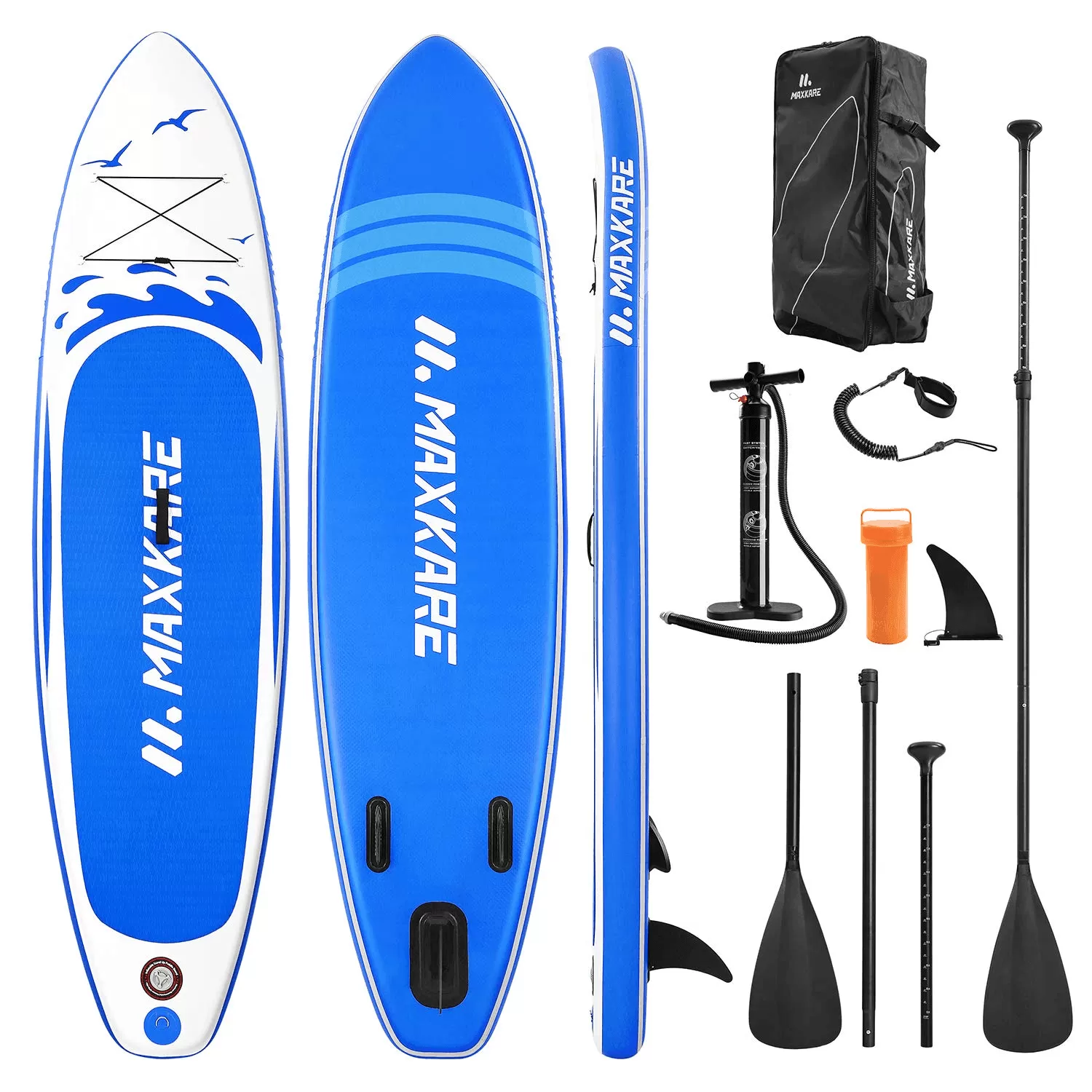 $360 with code 5H0K2Z -10.6' Stand Up Paddle Board Inflatable SUP 10.6' x 32''x 6'' with Premium Paddleboard & Bi Action Speed Pump & Portable Backpack for Youth Adult Have Fun in River, Oceans and Lakes