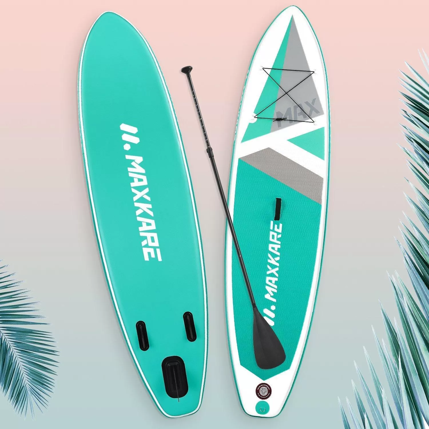 $360 with code 5H0K2Z -10.6' Stand Up Paddle Board Inflatable SUP 10.6' x 32''x 6'' with Premium Paddleboard & Bi Action Speed Pump & Portable Backpack for Youth Adult Have Fun in River, Oceans and Lakes