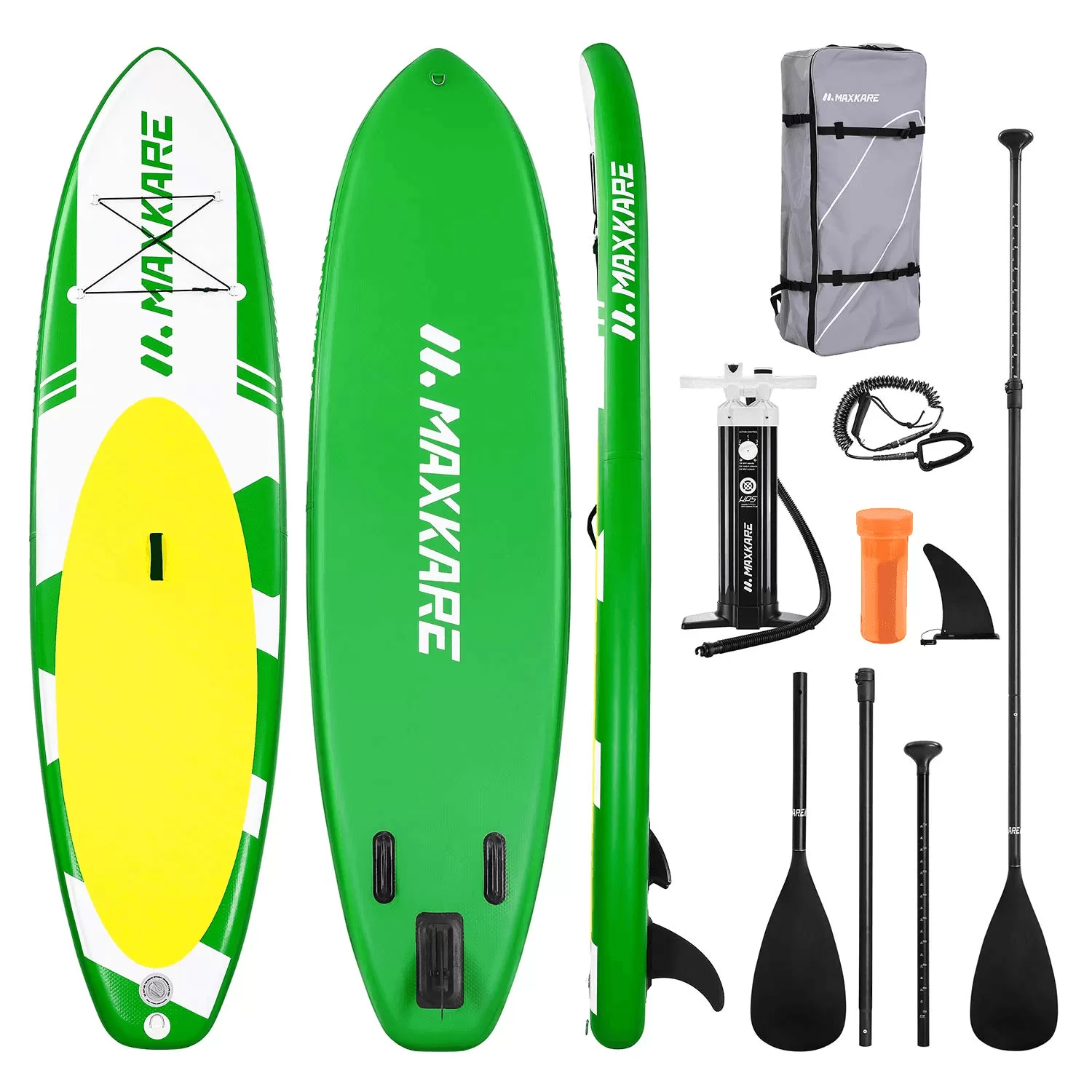 $360 with code 5H0K2Z -10.6' Stand Up Paddle Board Inflatable SUP 10.6' x 32''x 6'' with Premium Paddleboard & Bi Action Speed Pump & Portable Backpack for Youth Adult Have Fun in River, Oceans and Lakes