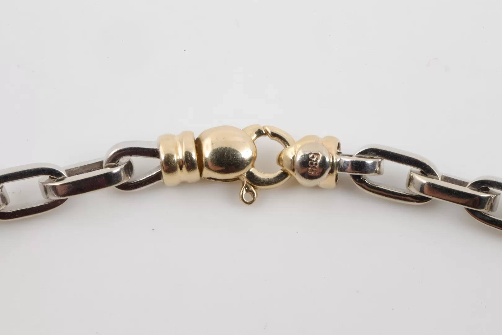 7.5" Bvlgari 14k Two-Tone Gold Charm Bracelet (31.18g.)