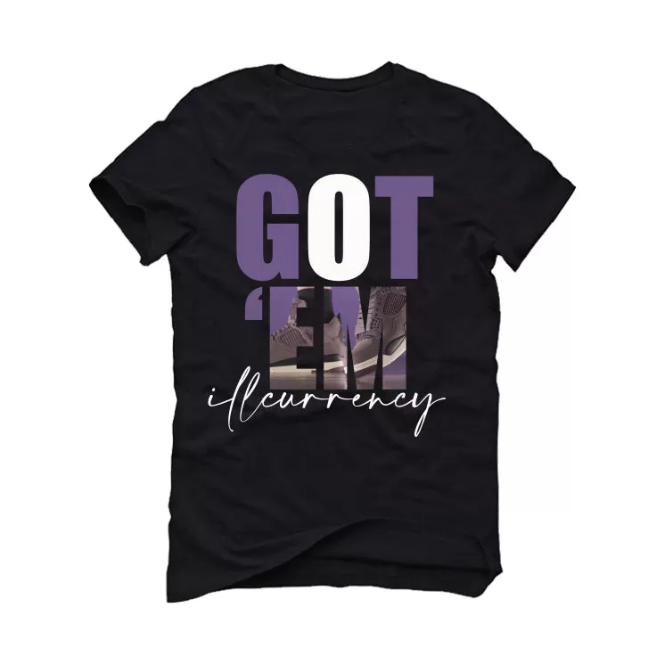 A Ma Maniere x Air Jordan 4 SP "Violet Ore" Black T-Shirt (Got Em)