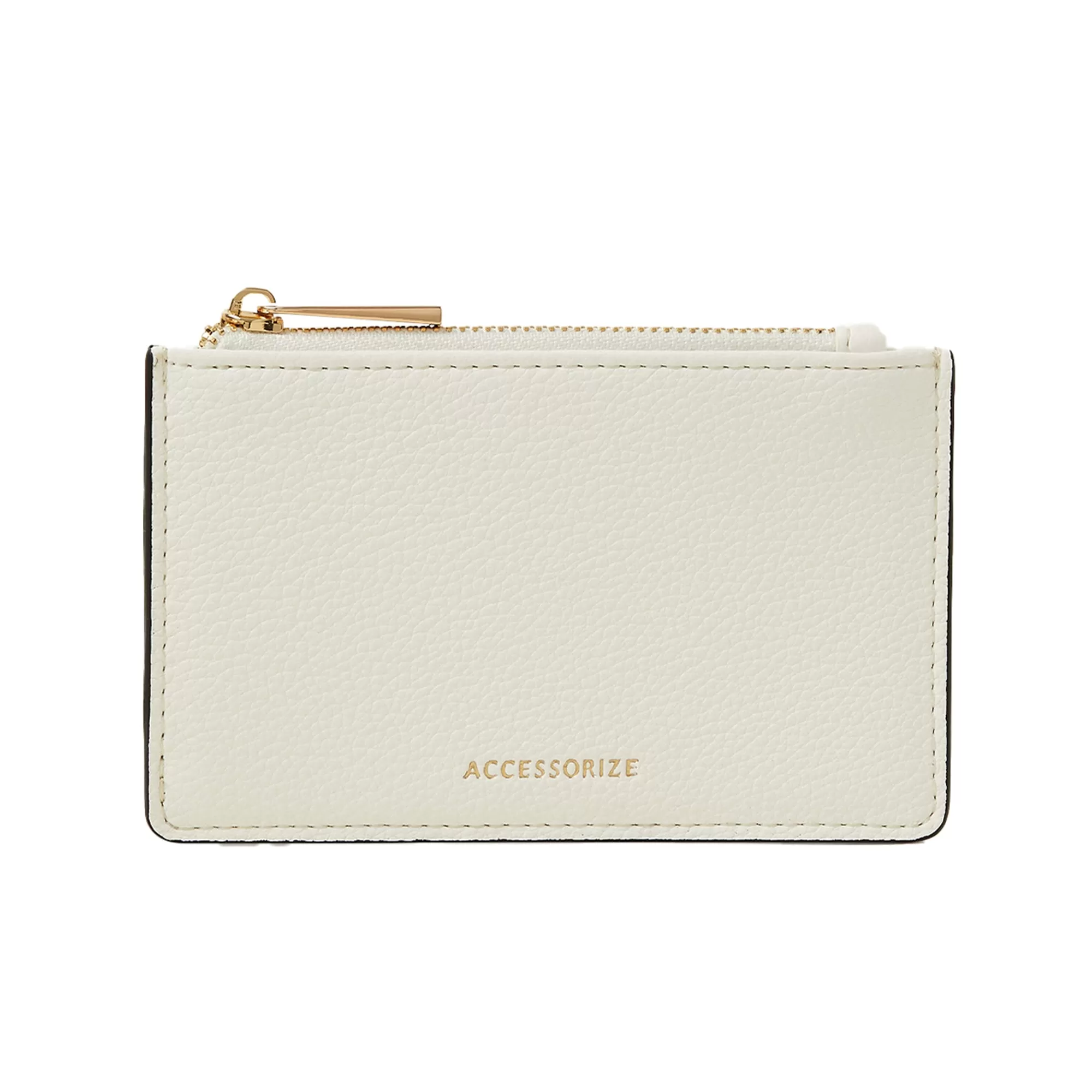 Accessorize London Women's White Classic Card Holder