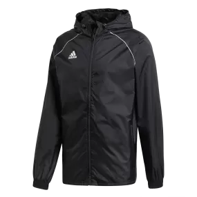 Adidas Adult Core 18 Rain Jacket (Black/White)