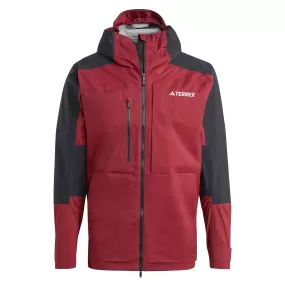 Adidas Terrex Xploric Rain Hiking Jacket Shadow Red / Black