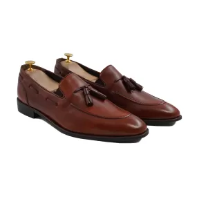 Alegria - Men's Reddish Brown Calf Leather Loafer