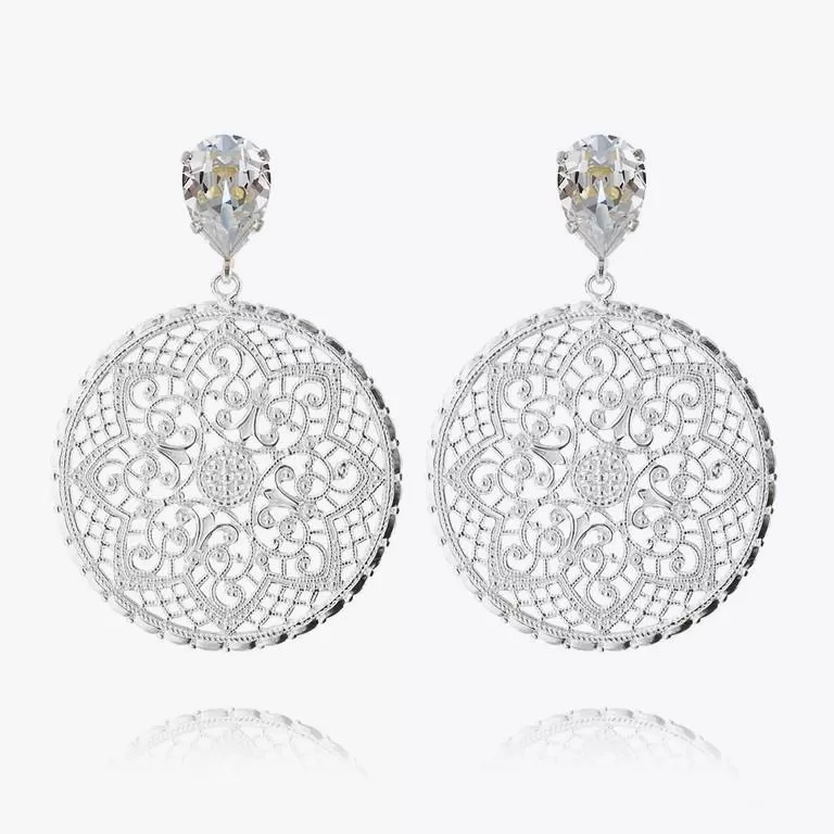 Alexandra Earrings / Crystal