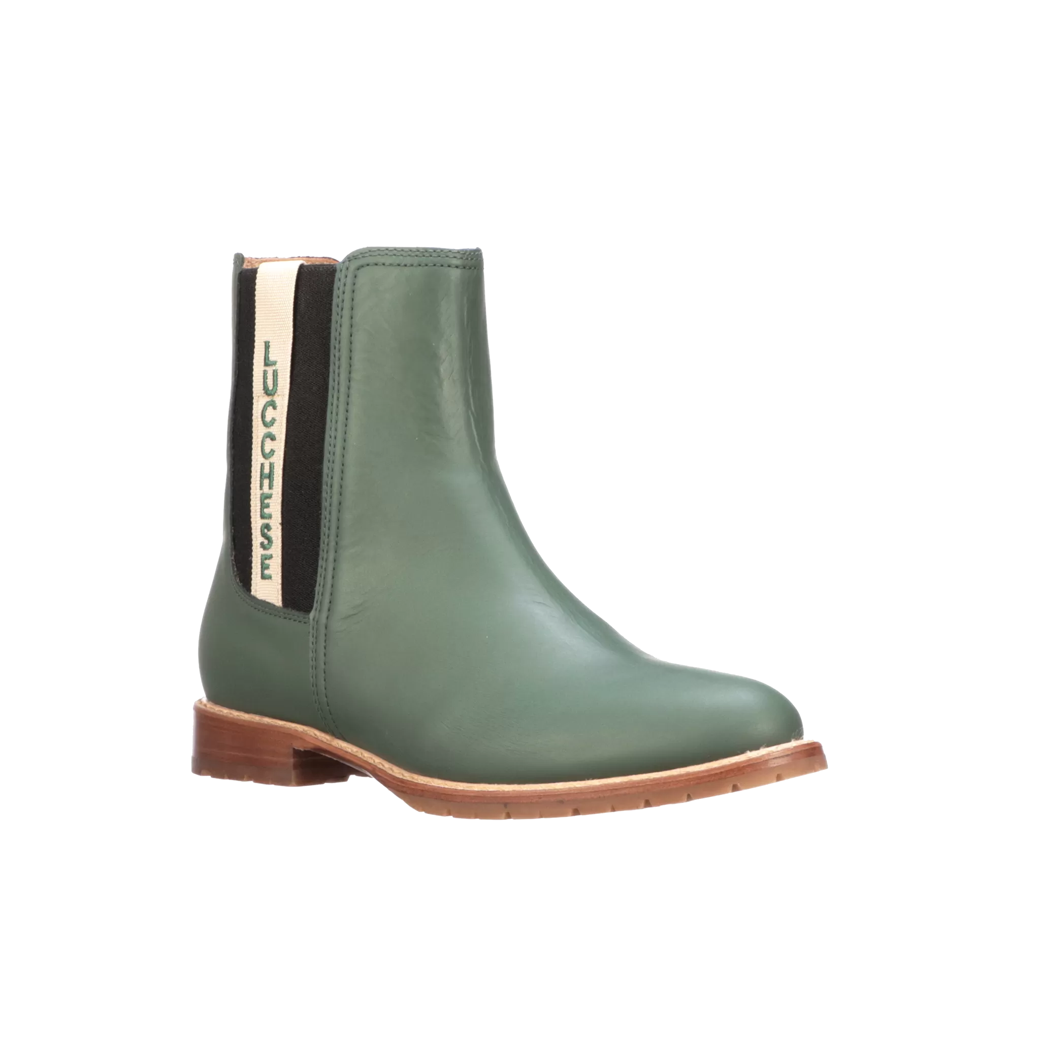 All-Weather Ladies Garden Boot :: Military Green   Black