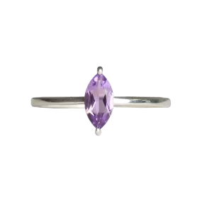 Amethyst Marquise Cut Ring