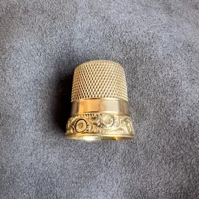 Antique Gold Thimble