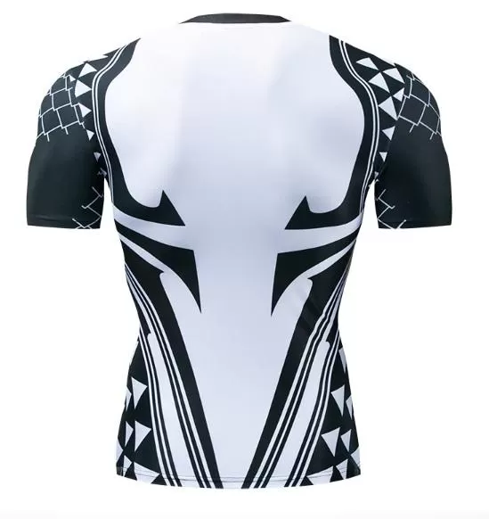 Aquaman 'Dark Tattoo' Short Sleeve Dri-Fit Rash Guard