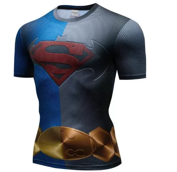 Batman 'Batman Vs Superman' Premium Compression Short Sleeve Rash Guard