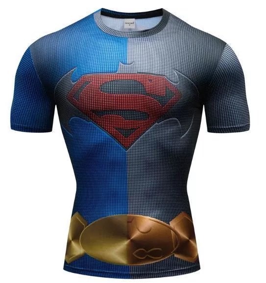 Batman 'Batman Vs Superman' Premium Compression Short Sleeve Rash Guard