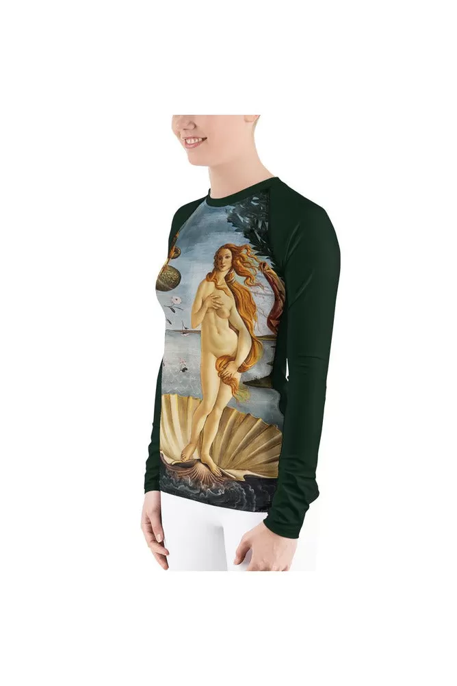 Birth of Venus Women's Rash Guard