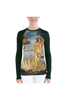 Birth of Venus Women's Rash Guard