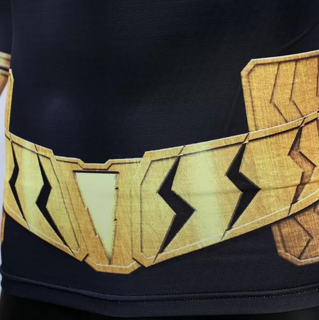 Black Adam Premium Long Sleeve Compression Rash Guard