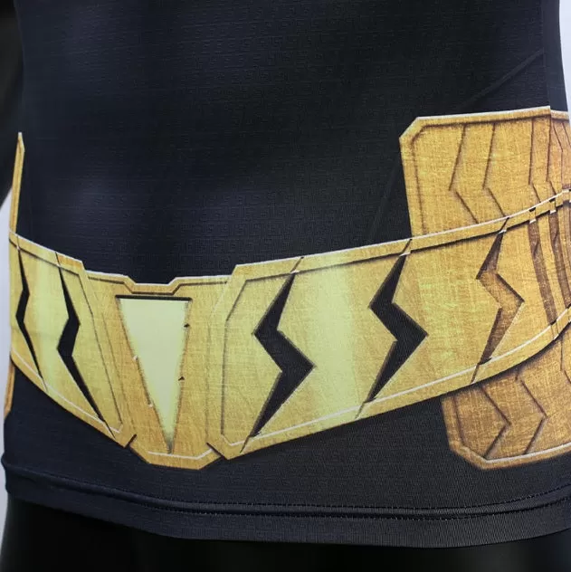 Black Adam Premium Short Sleeve Compression Rash Guard