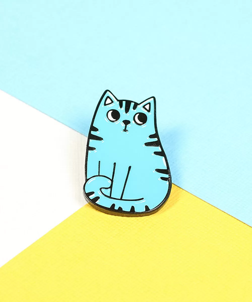 BLUE CAT PIN