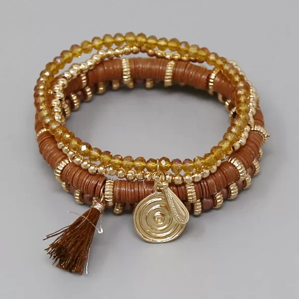 Boho Beaded Bracelet Set