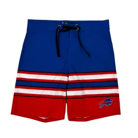 Buffalo Bills Royal Striped Board Shorts