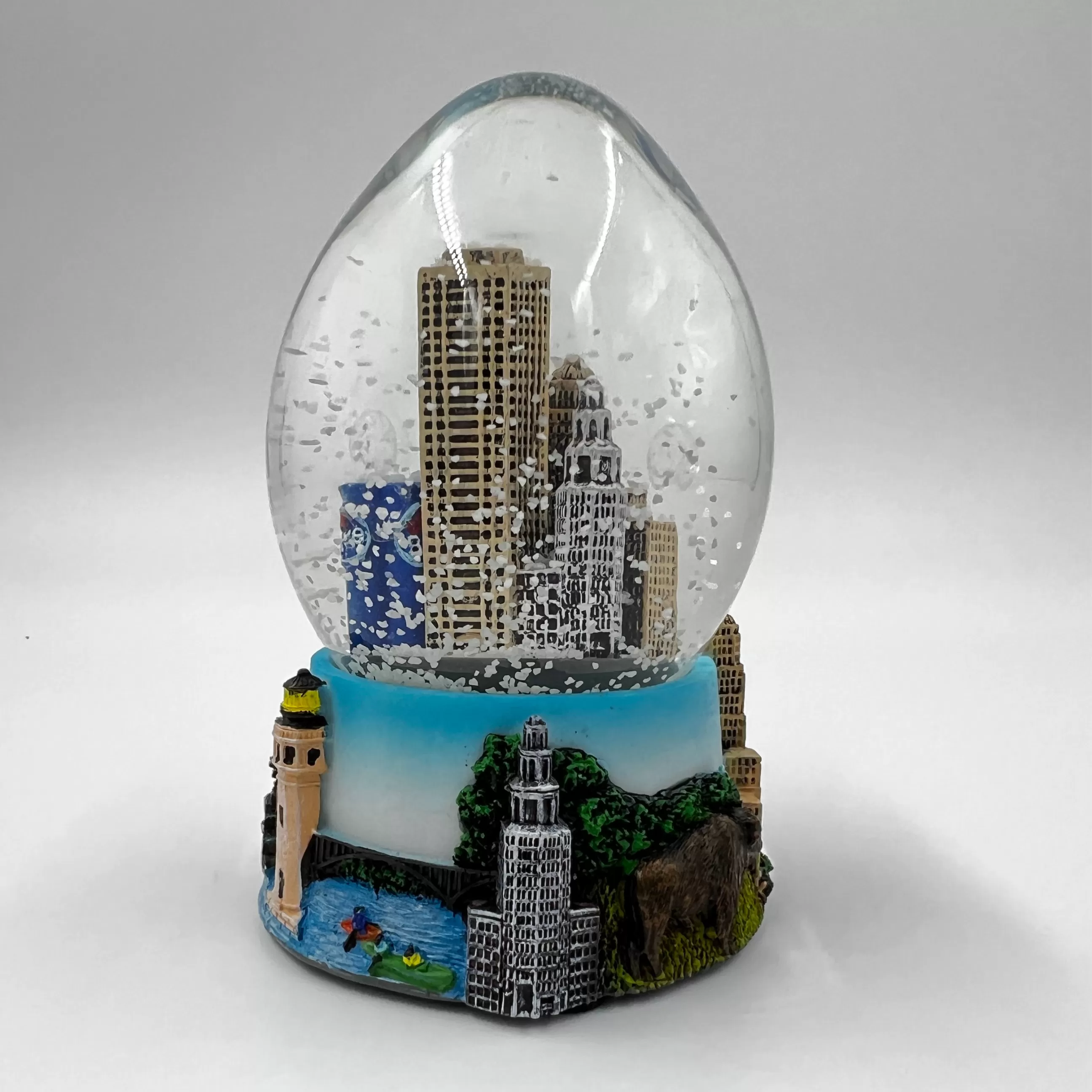 Buffalo Skyline Snow Globe