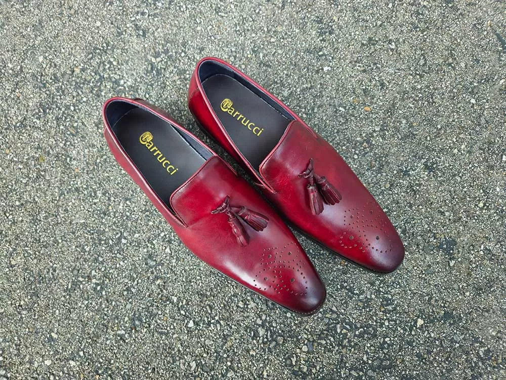 Burnished Wholecut Tassel Loafer