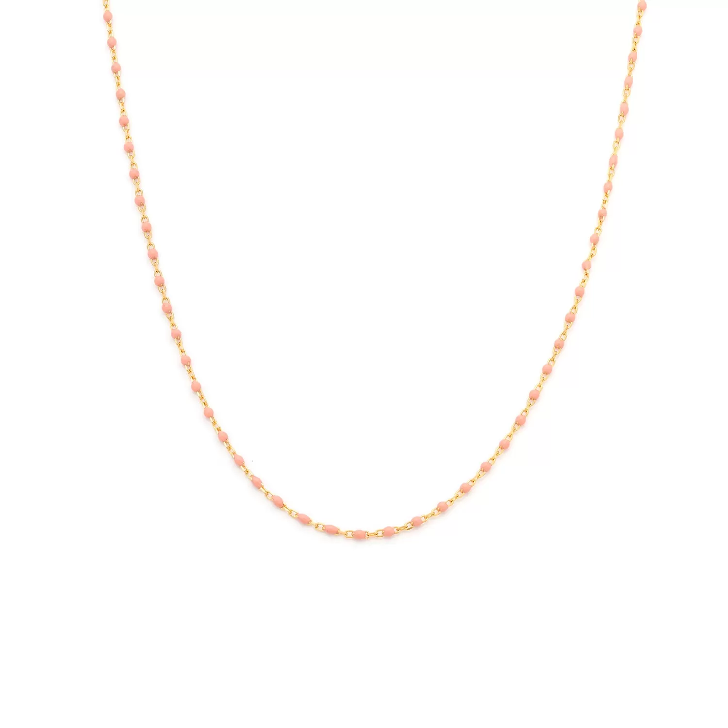 Candy Chain Necklace | Peach Fuzz & Gold