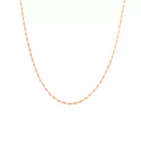 Candy Chain Necklace | Peach Fuzz & Gold