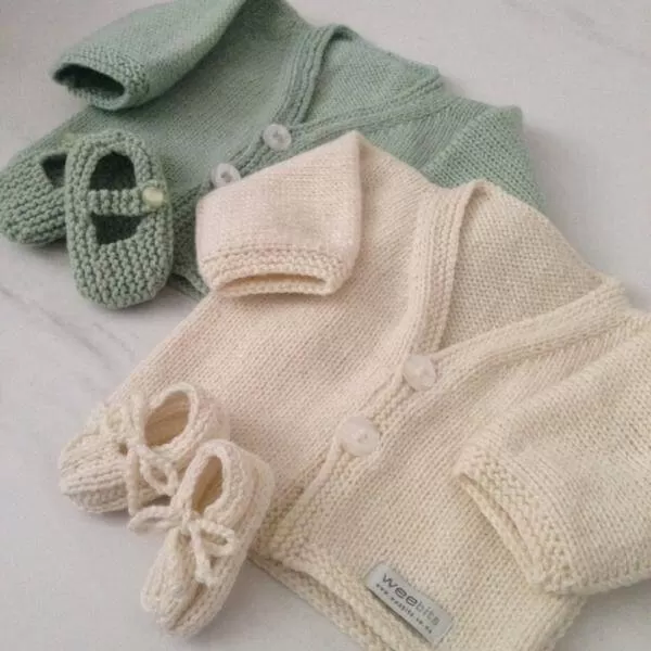 Cardigan and Booties Set