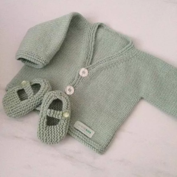 Cardigan and Booties Set