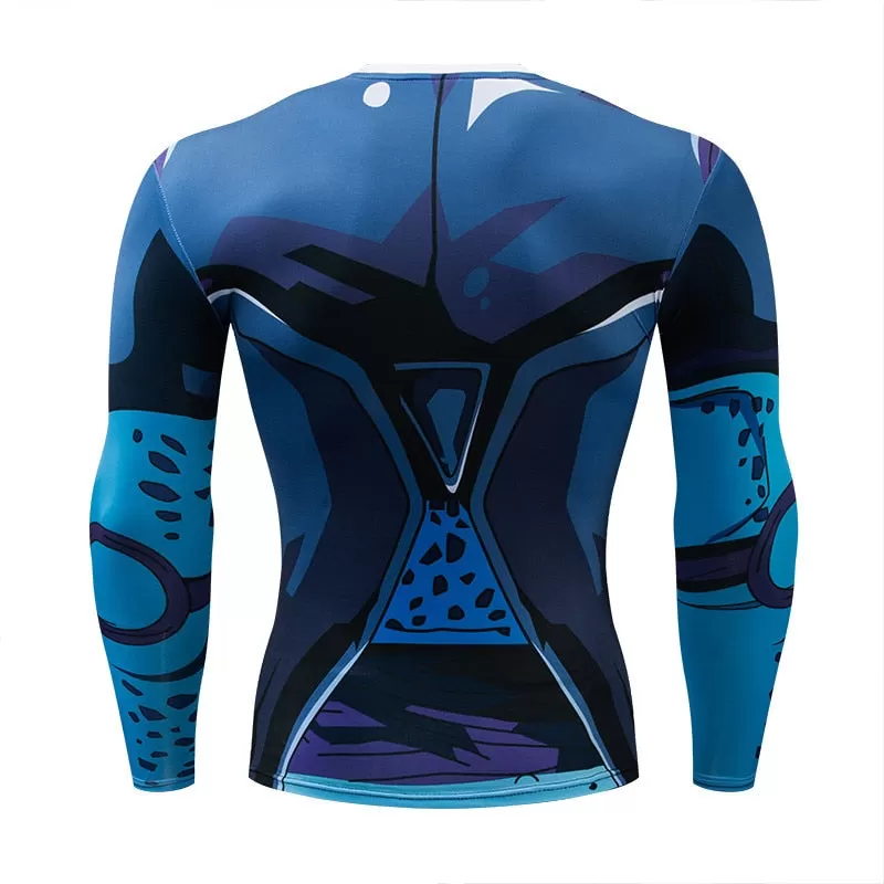 Cell Jr Dragon Ball Z Long Sleeve Compression Rash Guard