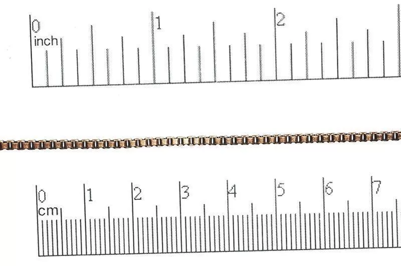 CH304, 2mm Box Chain - Per Foot