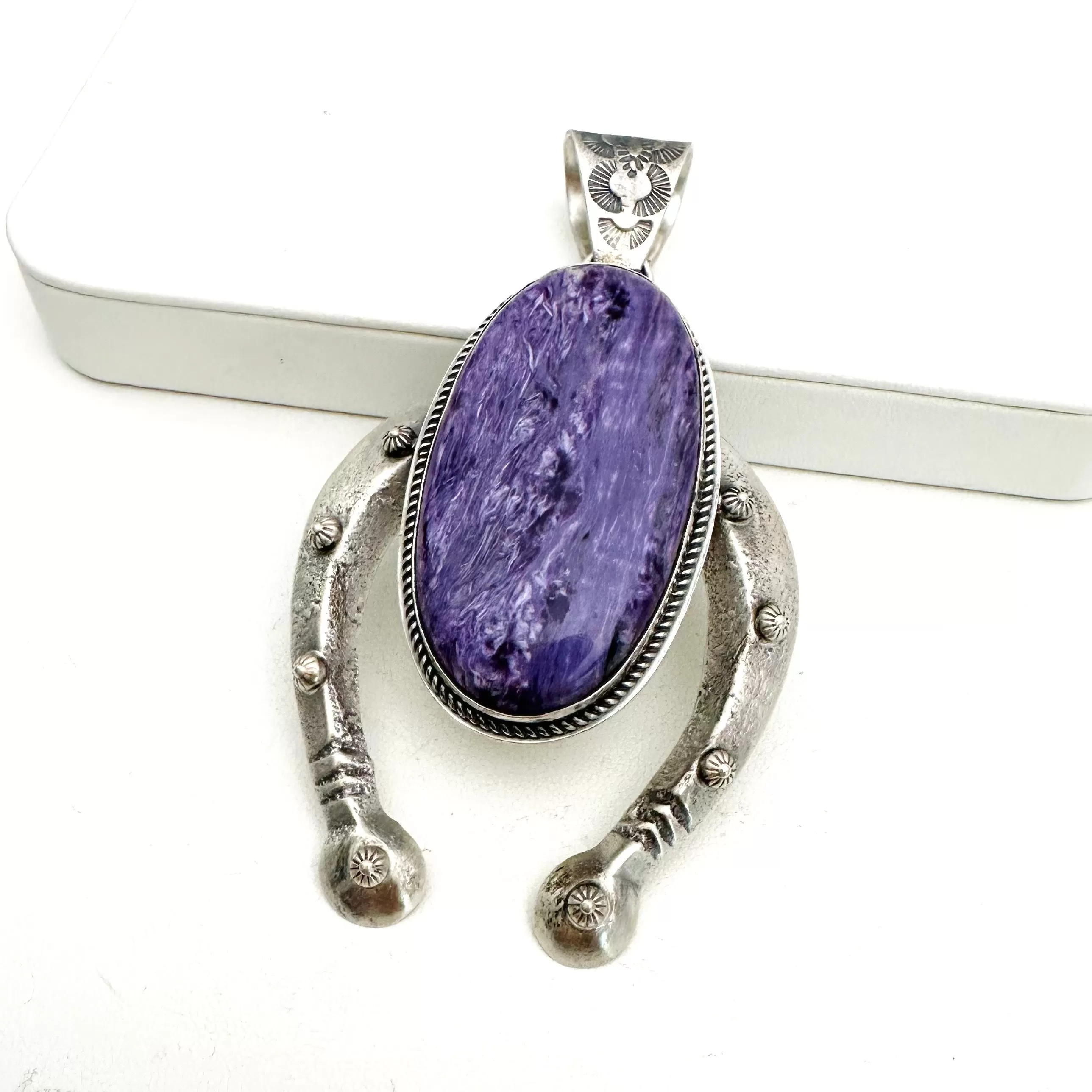 Charoite Naja Pendants- G.P.