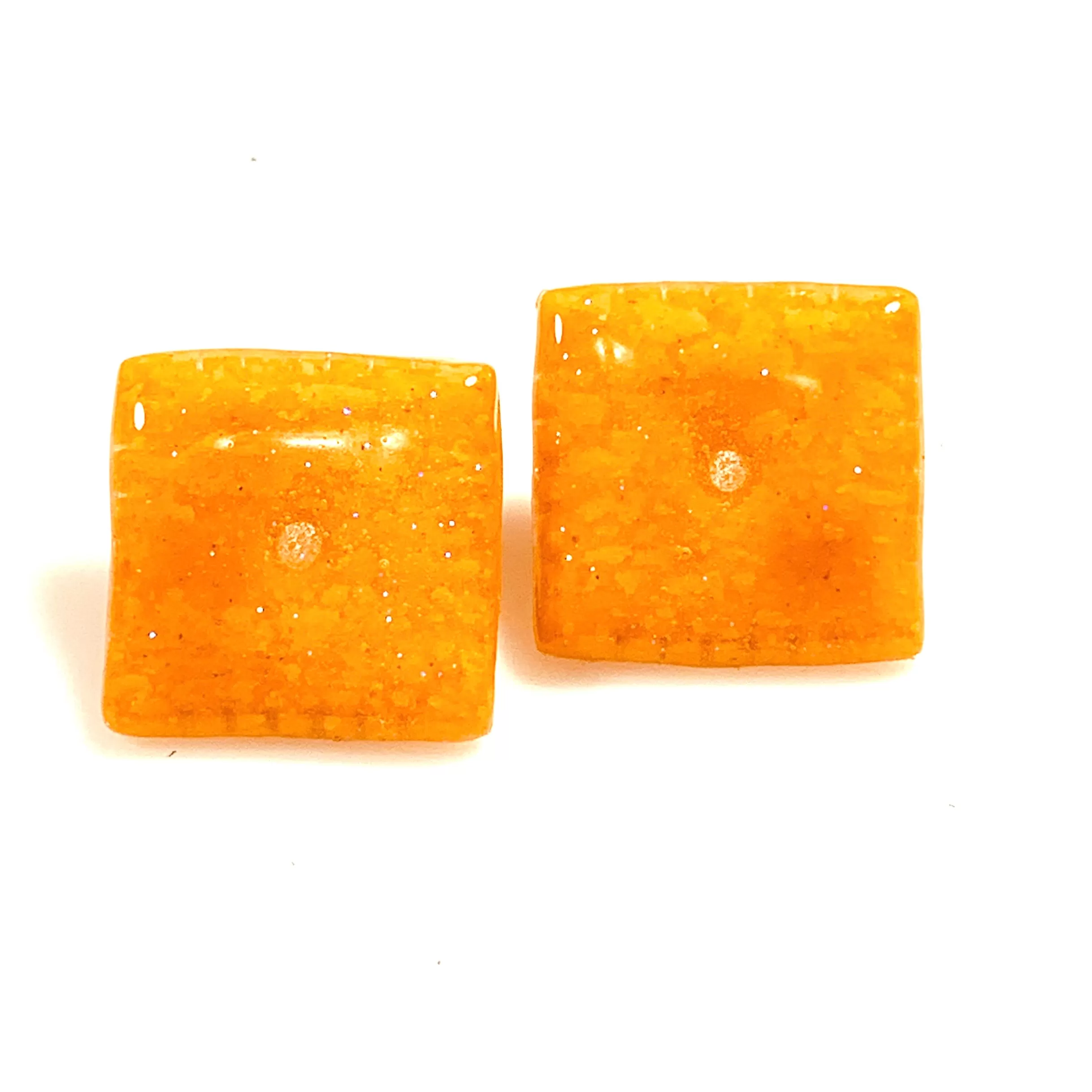 Cheese it Cracker Earrings