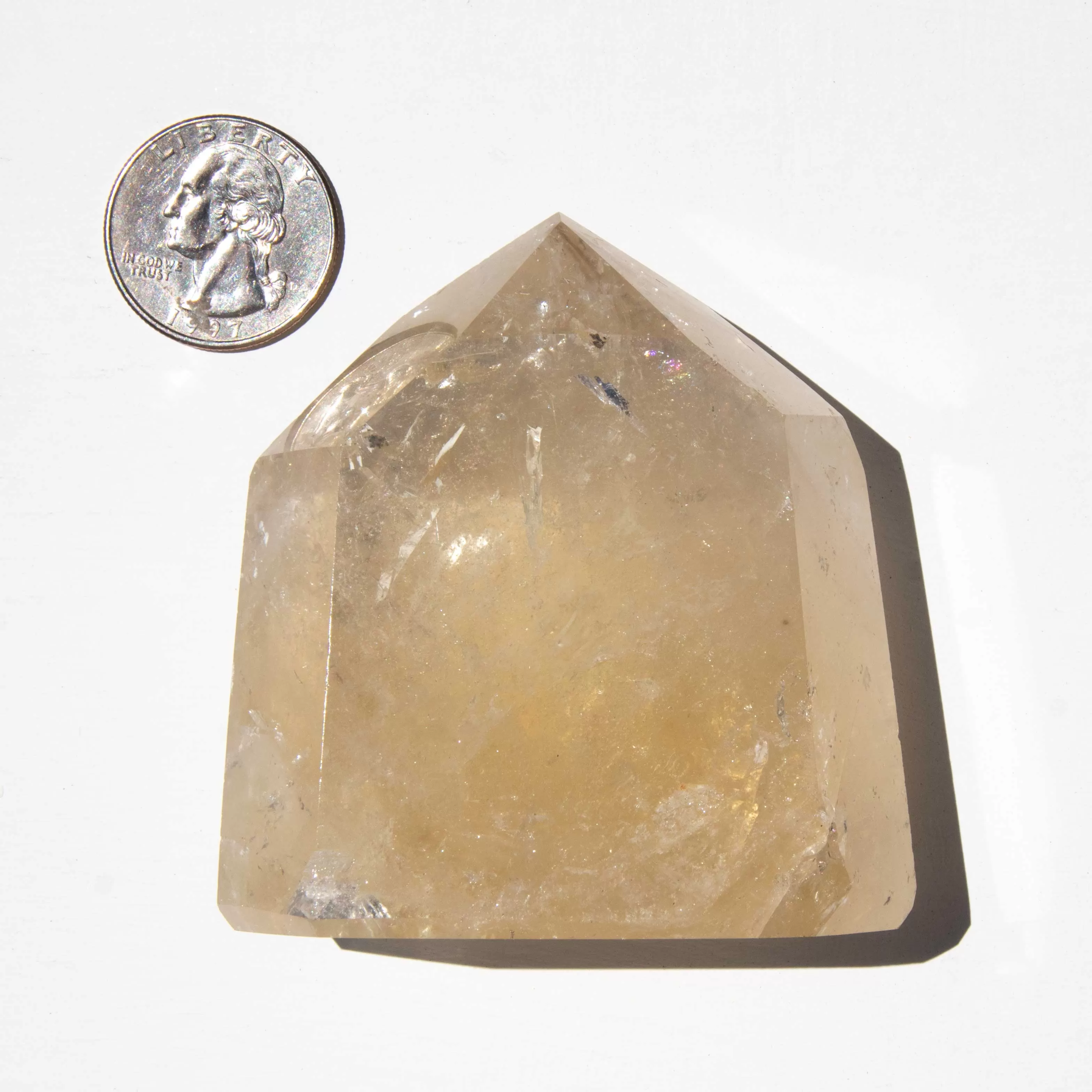 Citrine-Natural, Polished Point