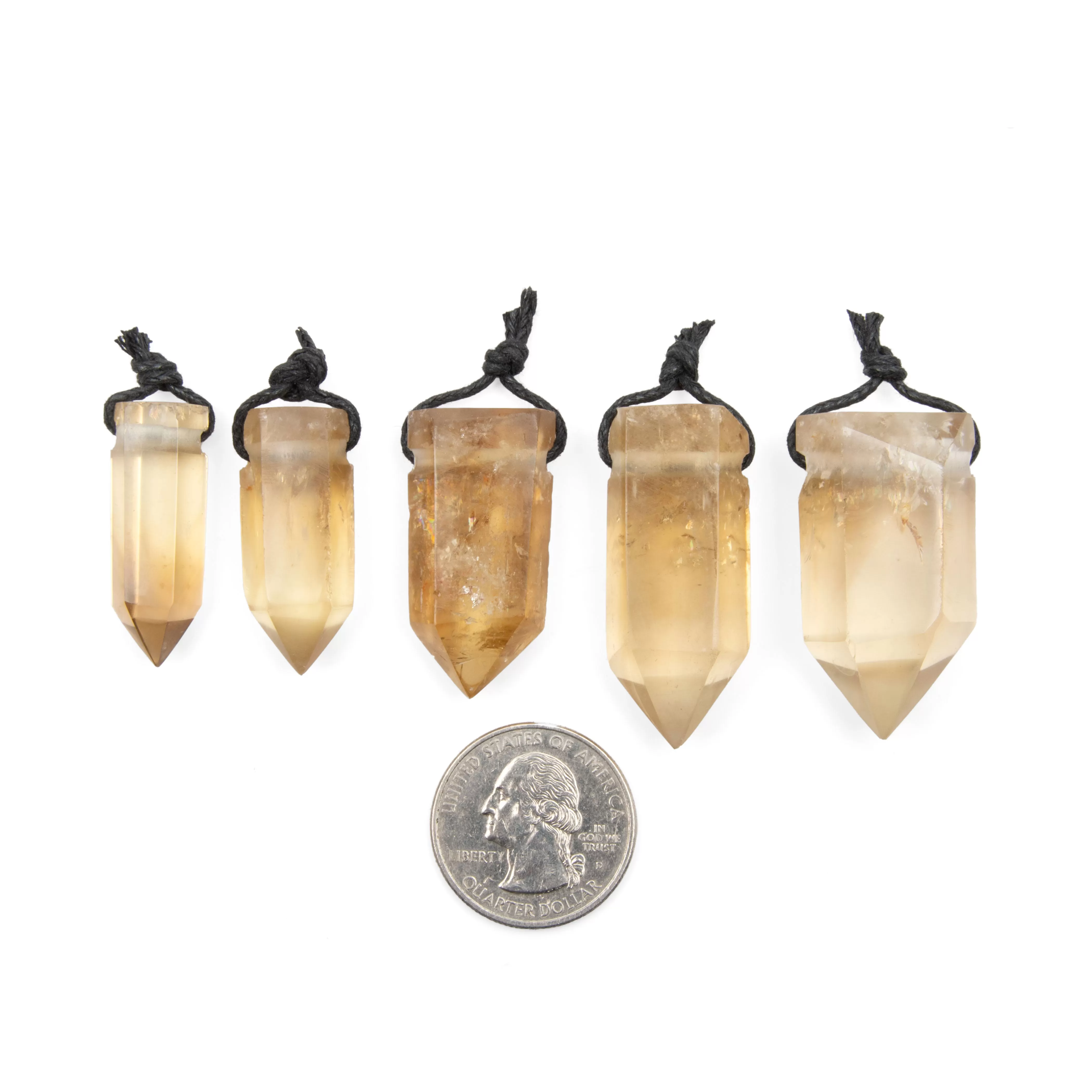 Citrine - Pendants, Single Point