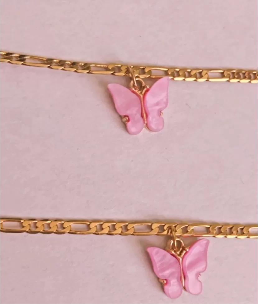 Dainty Butterfly Anklet