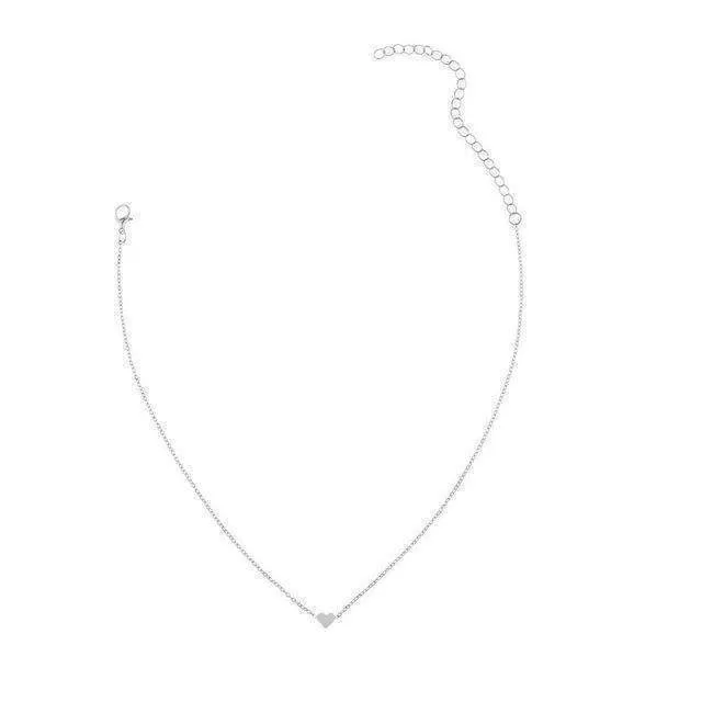 Dainty Heart Chain Necklace