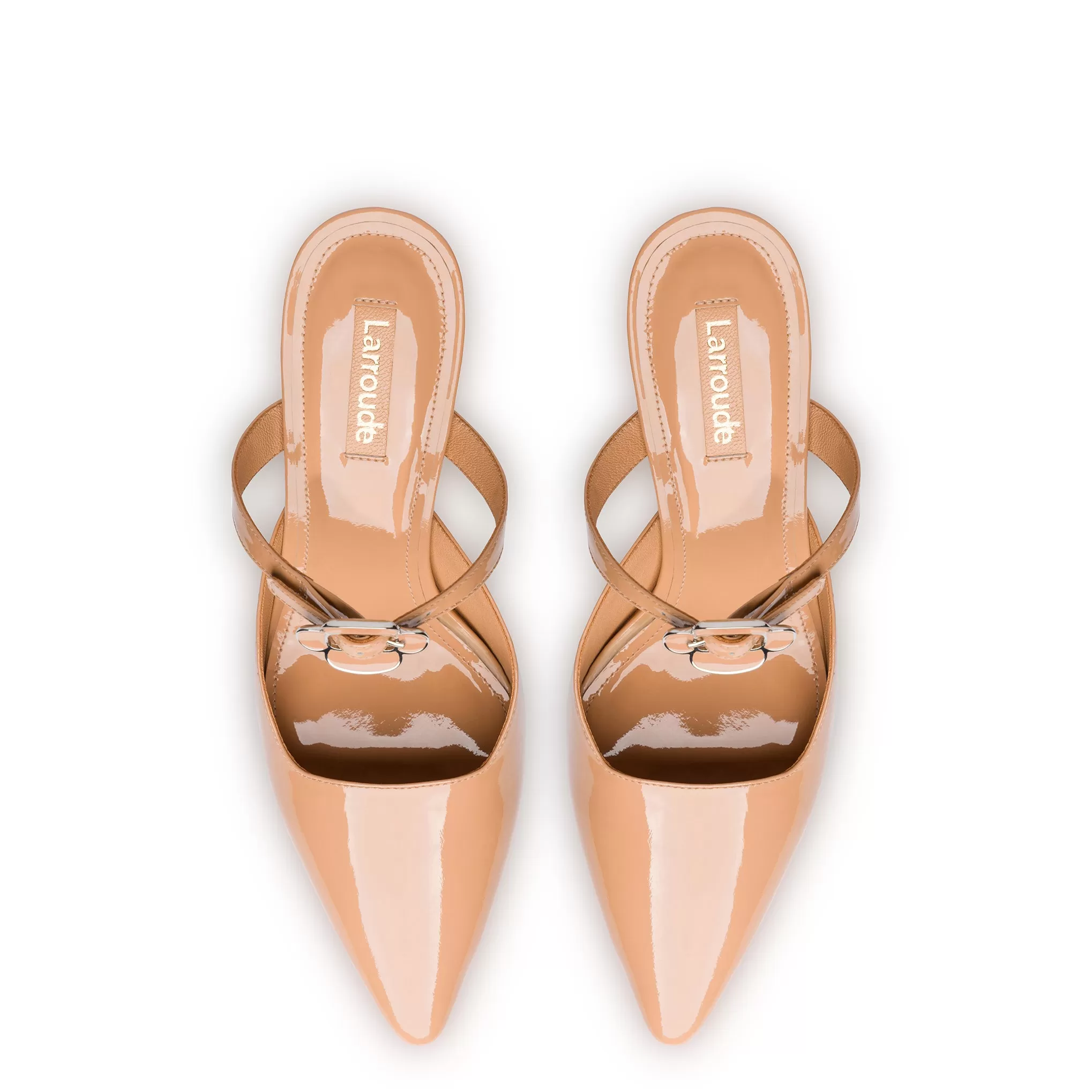 Daisy Pump In Tan Patent Leather