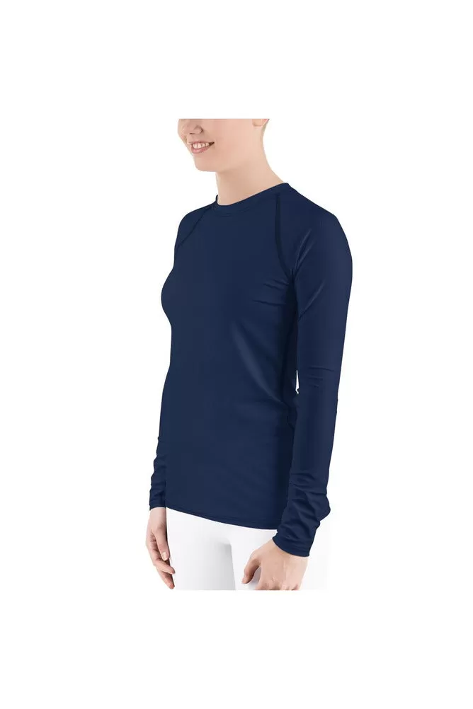 Delft Blue Women's Rash Guard