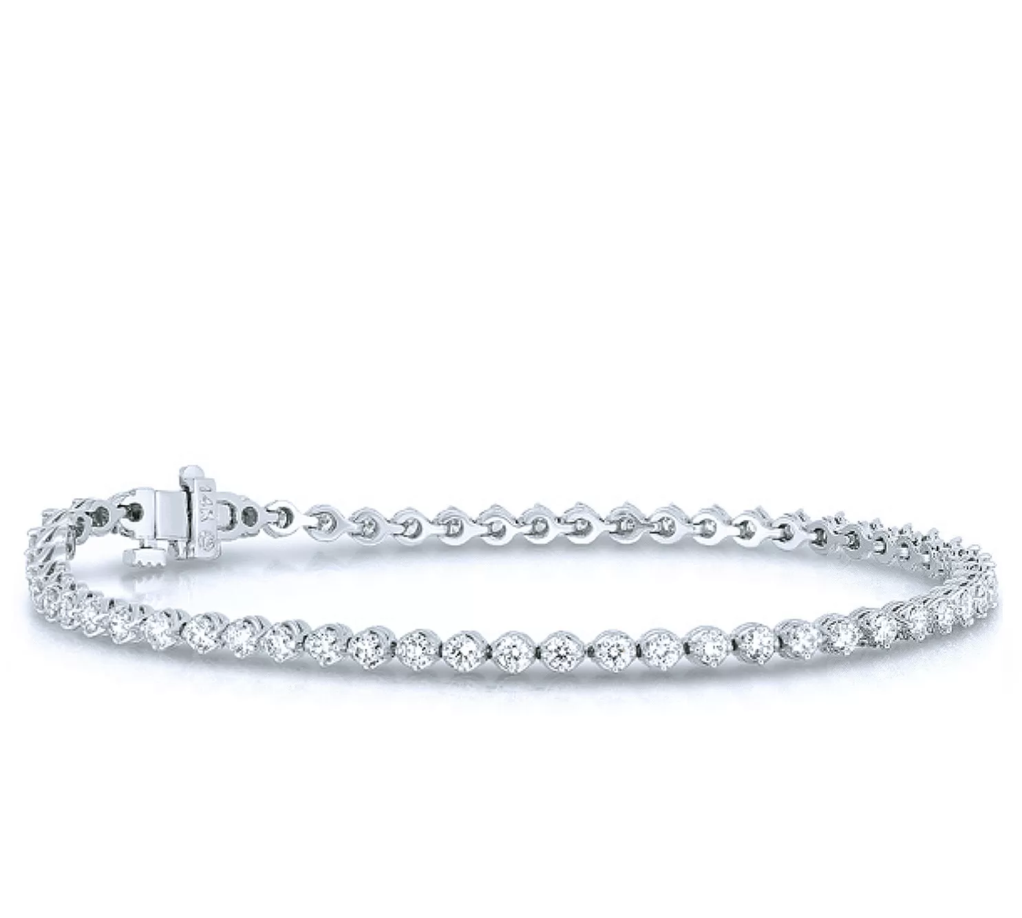 Diamond Tennis Bracelet in White Gold