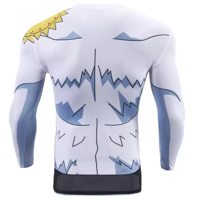 Digimon 'Angemon' Long Sleeve Compression Rash Guard